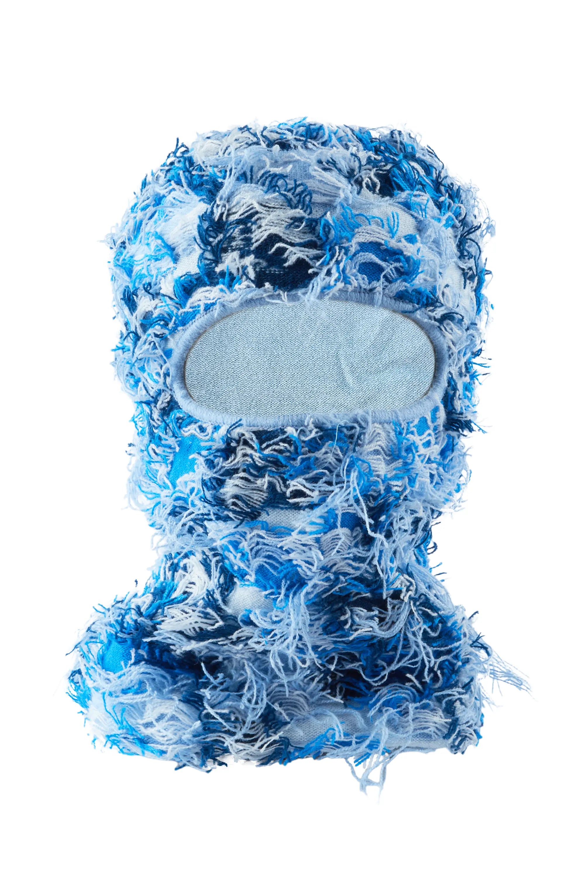 Otto Blue Fuzzy Ski Mask