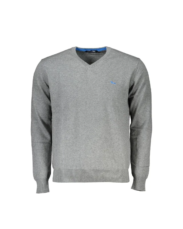 Harmont & Blaine  Men's V-Neck Sweater - Grey