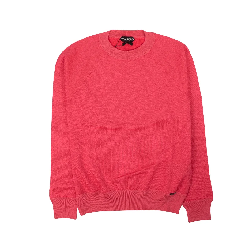 TOM FORD Bright Pink Knit Long Sleeve Crewneck