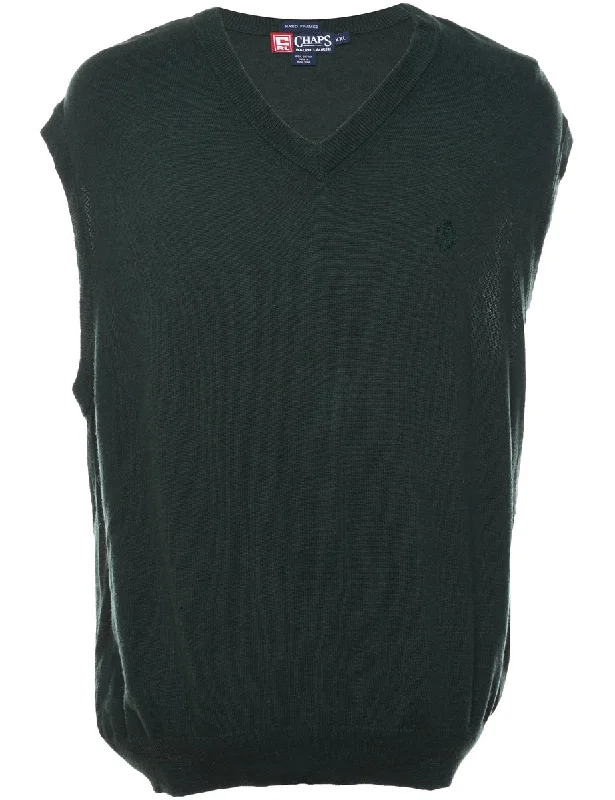 Chaps Dark Green Vest - XXL