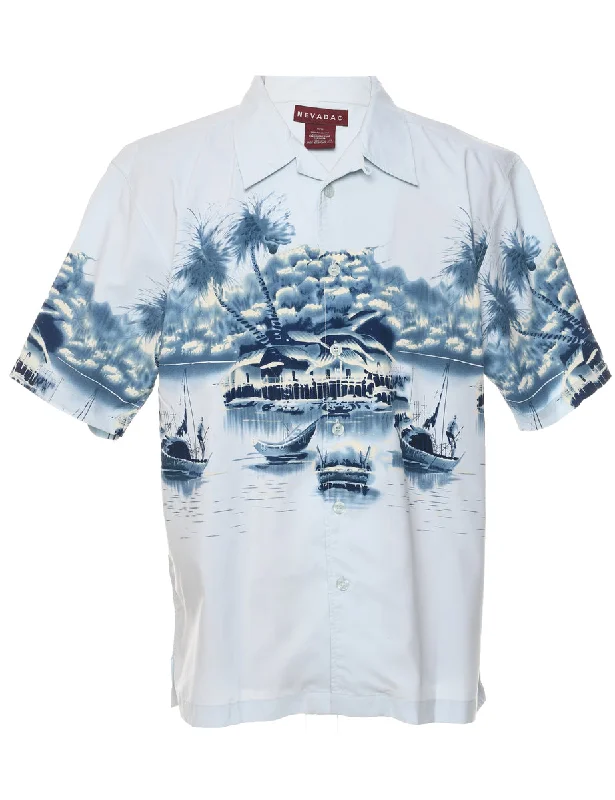 Nautical Hawaiian Shirt - M