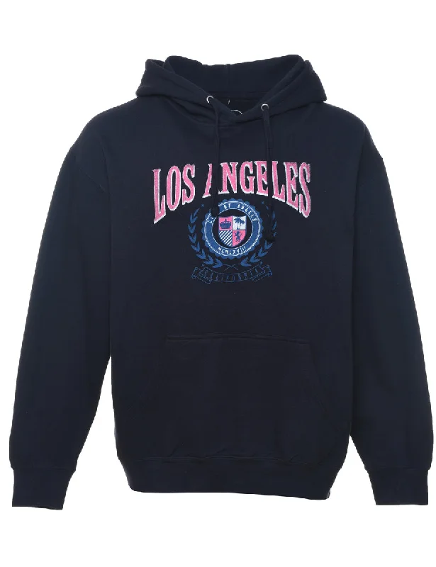 Navy Los Angeles Hoodie - L