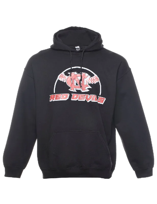 Red Devils Printed Hoodie - L