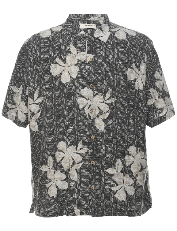 Silk Hawaiian Shirt - XL