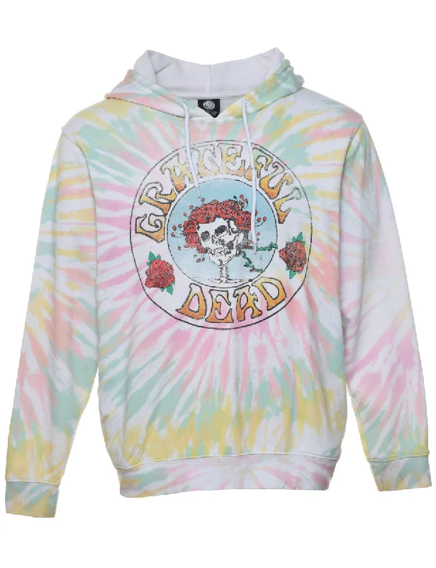 Tie-dye Multi-Color Grateful Dead Hoodie - L