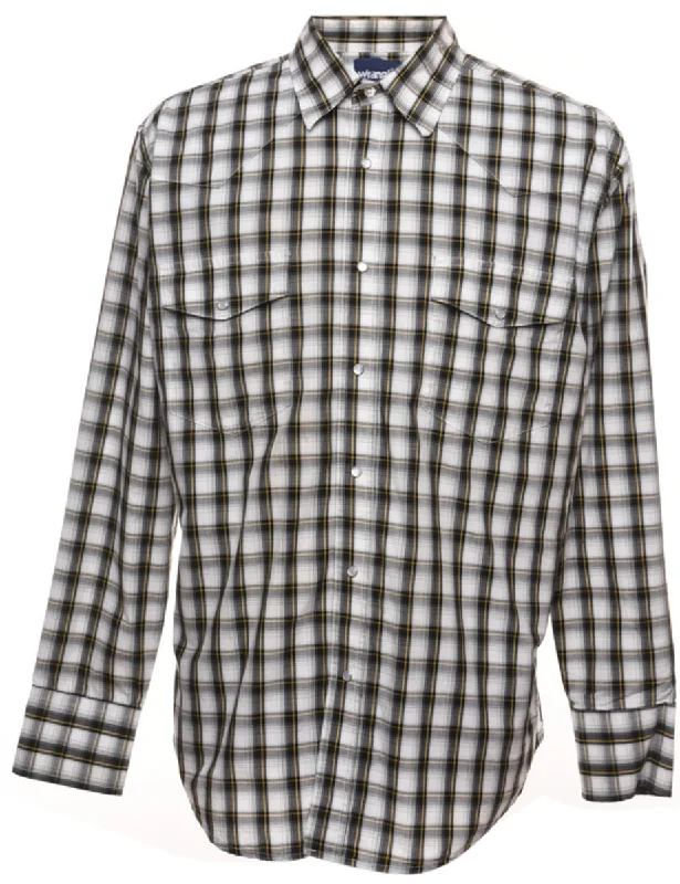 Wrangler Checked Shirt - L