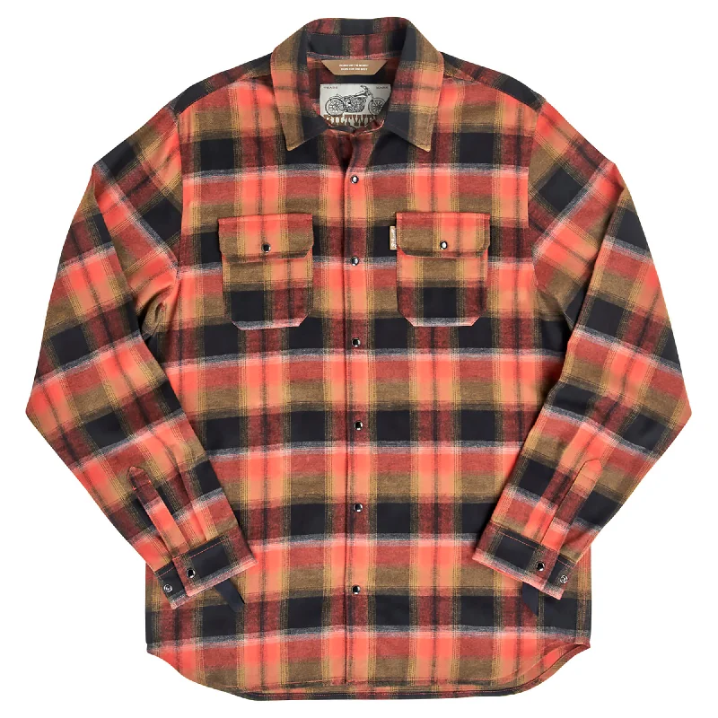 Hi Test Flannel - Rust