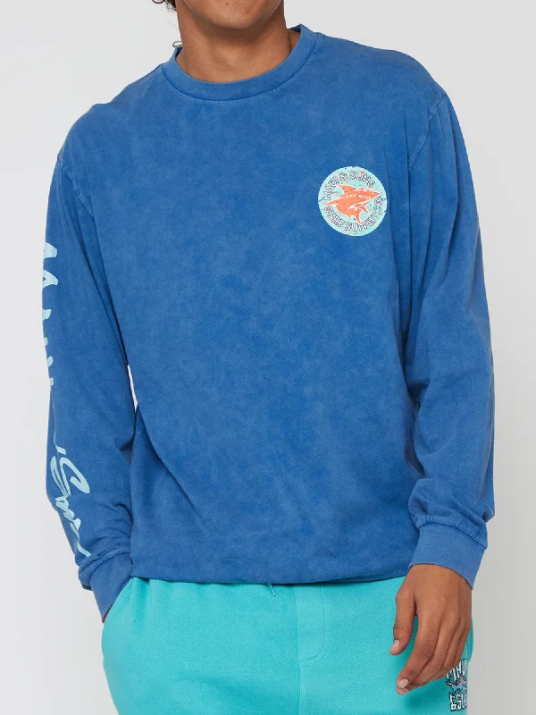 Jackson Long Sleeve in Deep Water