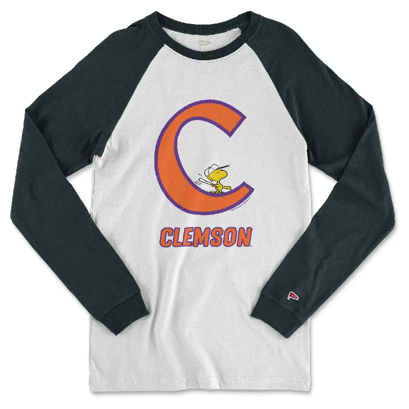 Peanuts x Clemson Woodstock Baseball Shirt