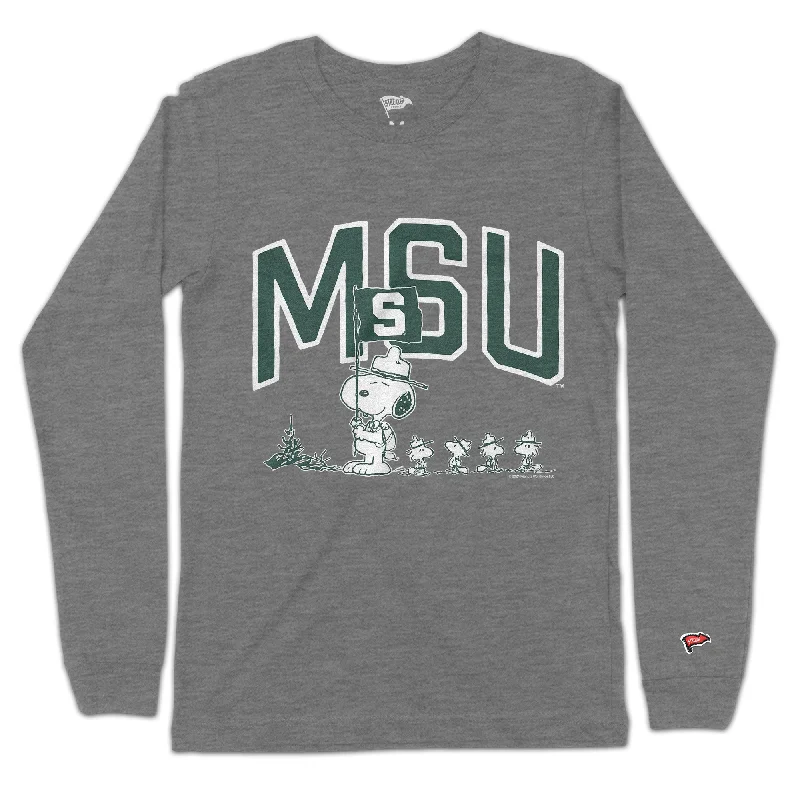 Peanuts x Michigan State Beagle Scouts Long Sleeve