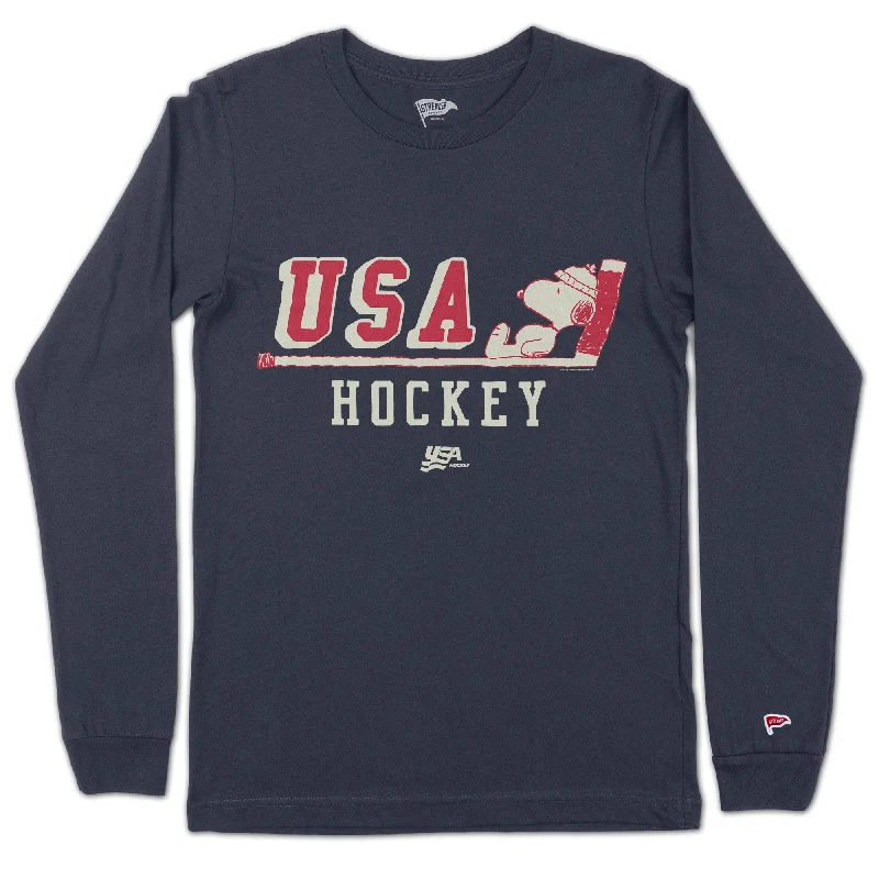 Peanuts x USA Hockey Snoopy Long Sleeve