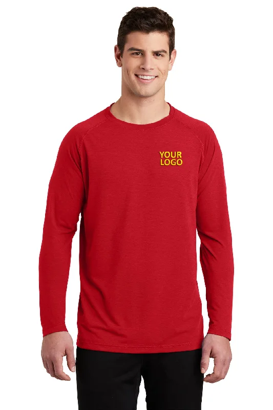 Sport-Tek Long Sleeve Ultimate Performance Custom Crews, True Red