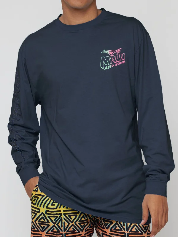 Sun & Surf Long Sleeve in Navy