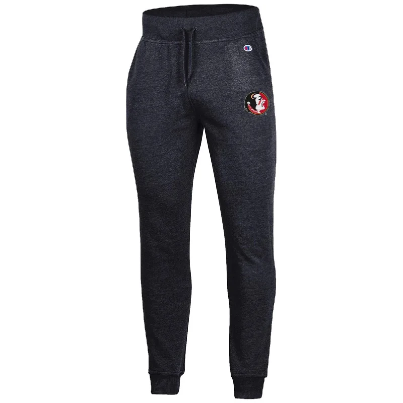 Champion Men's Vault Seminole Logo Tri-blend Jogger - Black