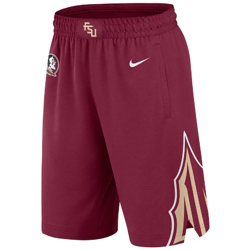 Nike Men's 2024 Arrowhead/Seminole Logo Design Replica Basketball Short - Garnet